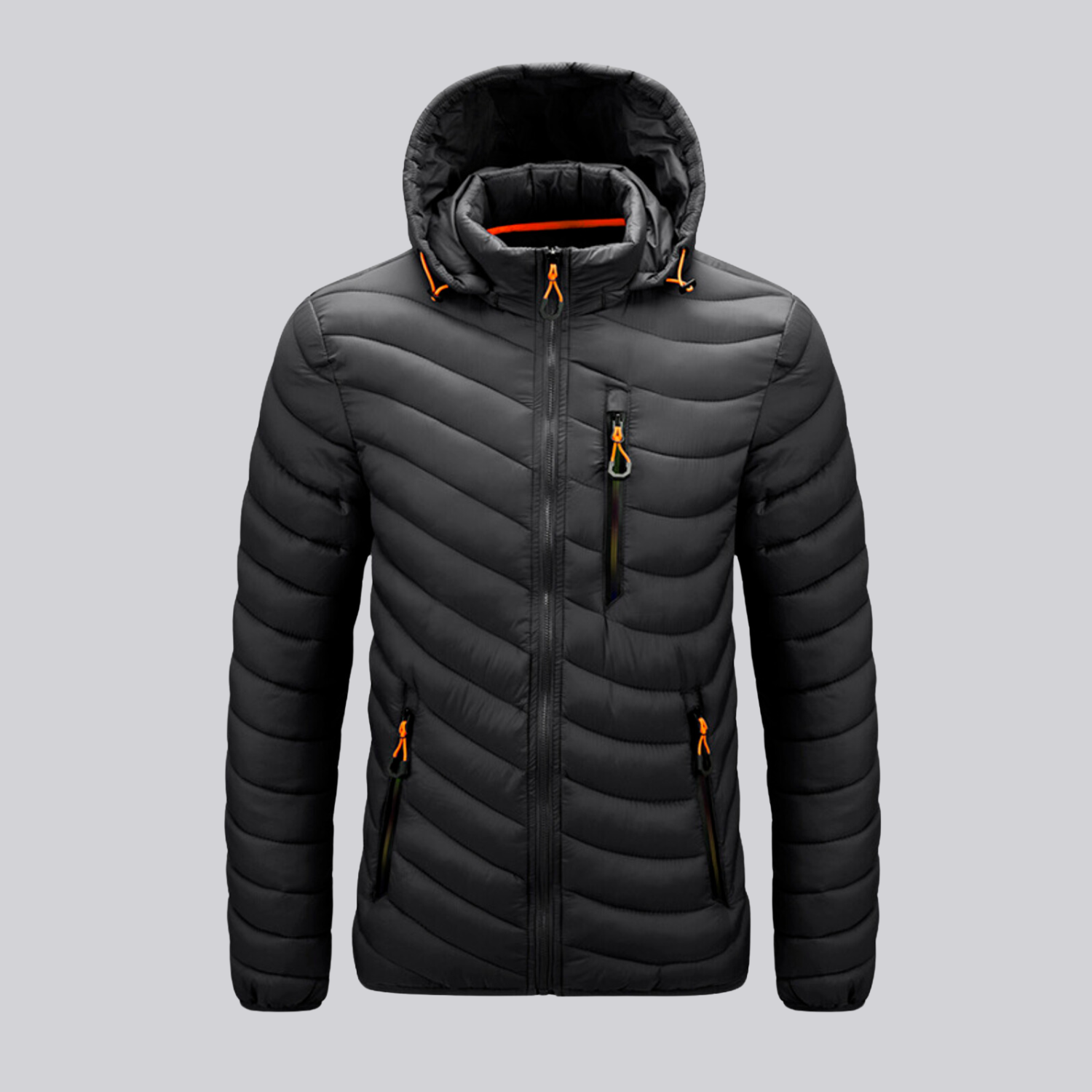 LitePuff® Parka - Herren Pufferjacke mit Kapuze