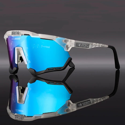 SCICON - Polarisierte Fahrradbrille mit UV400-Schutz