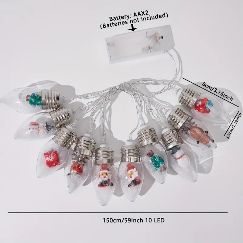 String Snow Bulbs™ - Christmas Lights