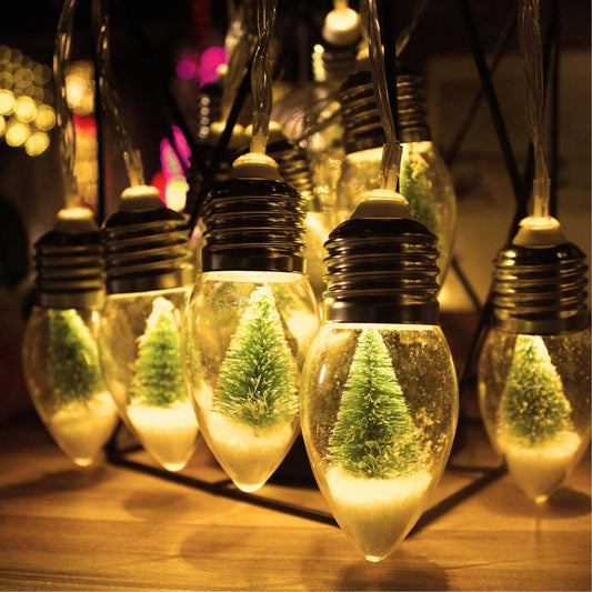 String Snow Bulbs™ - Christmas Lights